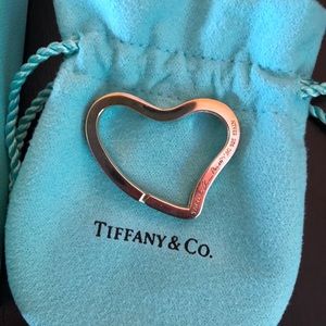 Tiffany and Co. Sterling Silver Open Key Ring